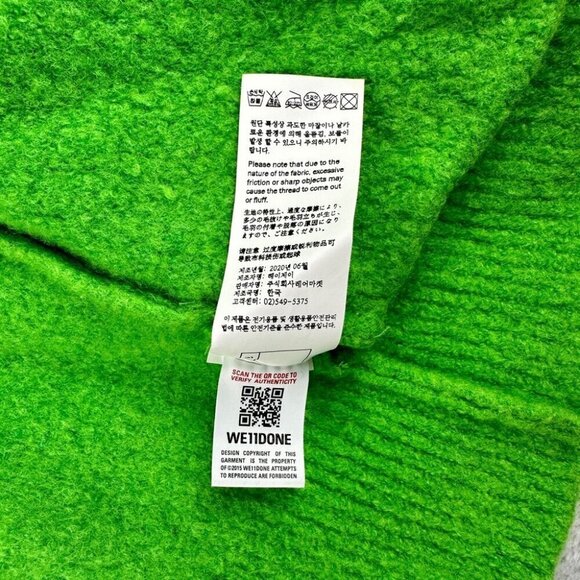 We11Done Logo Jacquard knit Cardigan Women’s Size Small - Picture 4 of 14